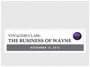 Business of wayne presentation pdf