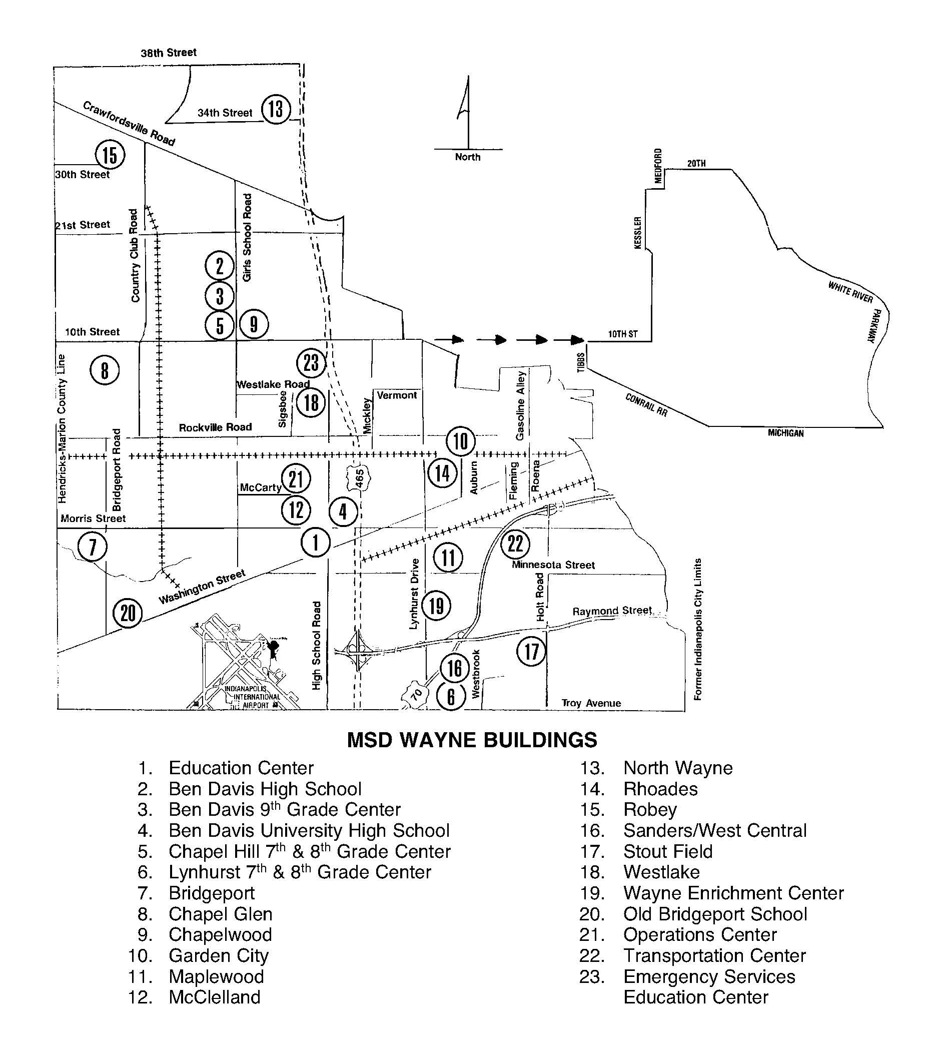 1981 Wayne Township Boundaries