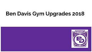 Picture of 'Ben Davis Gym Upgrades 2018' Title Slide