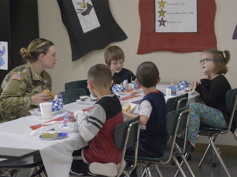 MSD Wayne Elementary Students Connect with Local Veterans