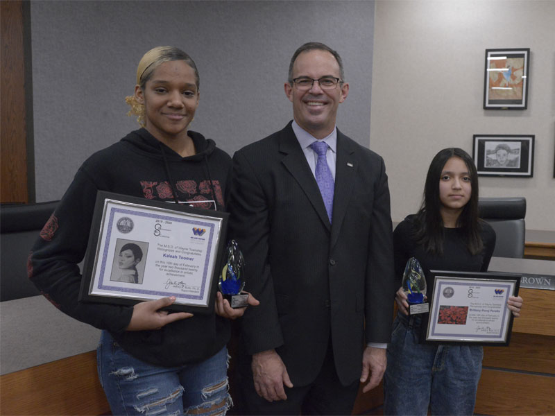 Student Artists Honored at District Competition