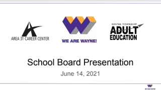 Area31 / WTAE School Board Presentation - June 14, 2021