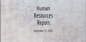 Human Resources Report--Sept. 27, 2021 Image