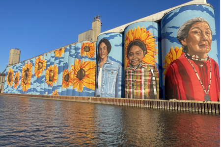 Garden City Elementary Student Featured on Largest Mural in the United States