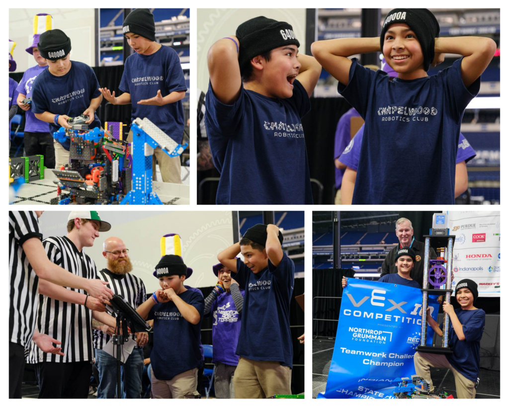 Photo of Chapelwood Robotics Team Members at State Competition