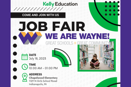 Image with Kelly Education Job Fair Information