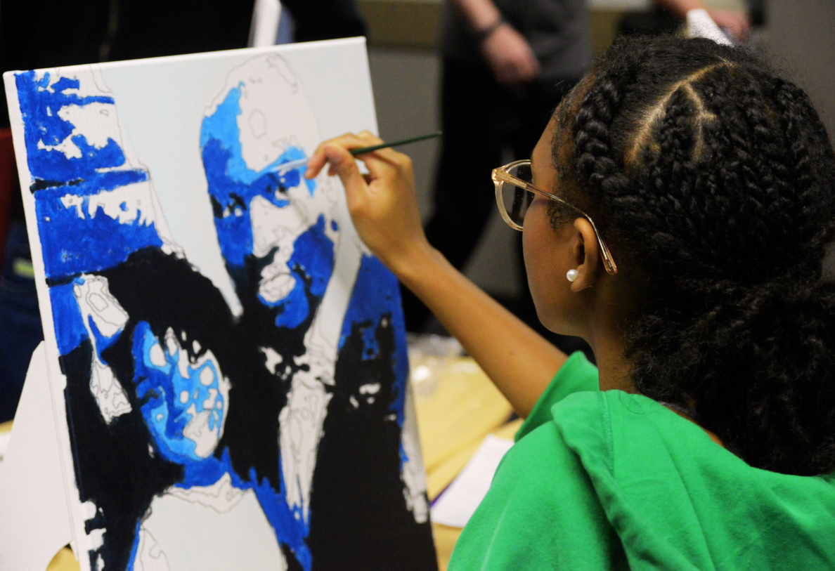 Chapel Hill Students’ Paintings Inspired by Loved Ones Showcase Creativity and Empowerment