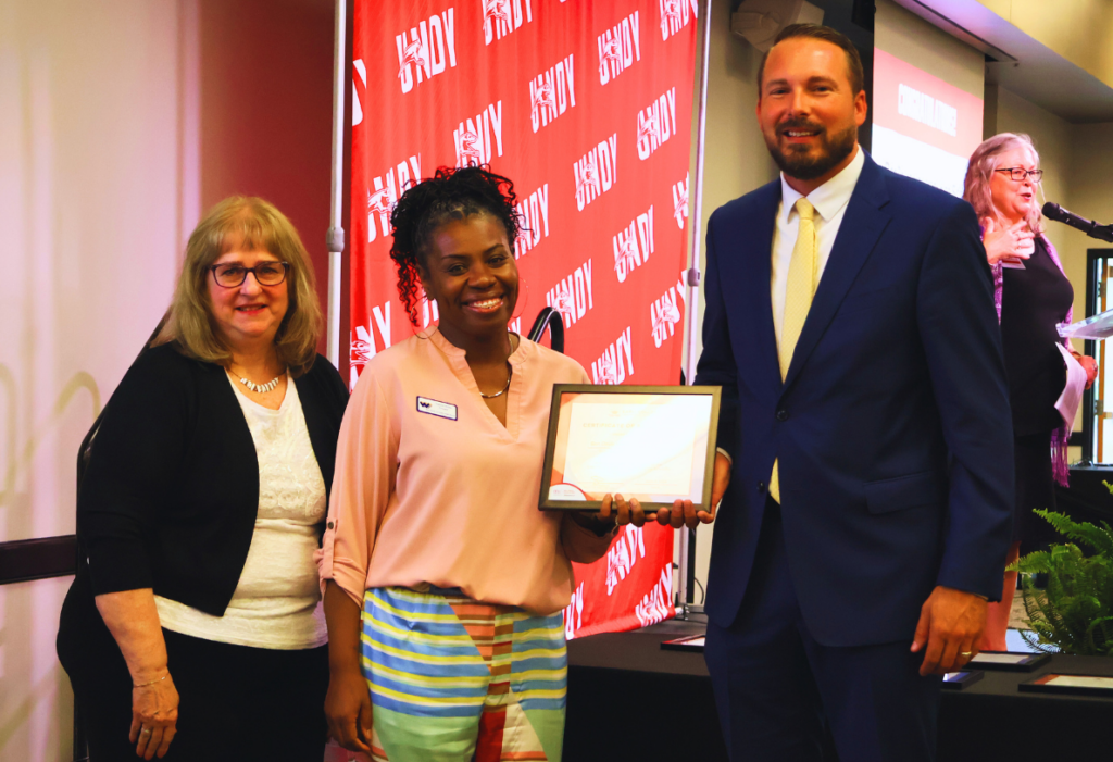 Photo of Ben Davis University Recognition for Excellence at Early College Celebration